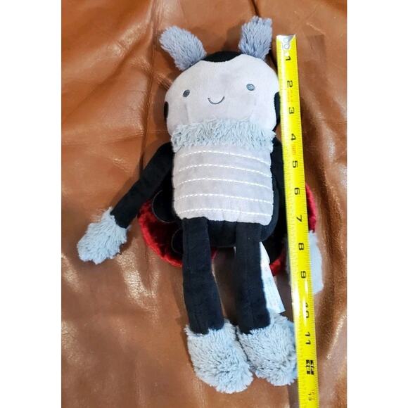 12 In Animal Adventure Lady Bug Ladybug Stuffed Animal Plush Embroidered Eyes - Picture 6 of 7